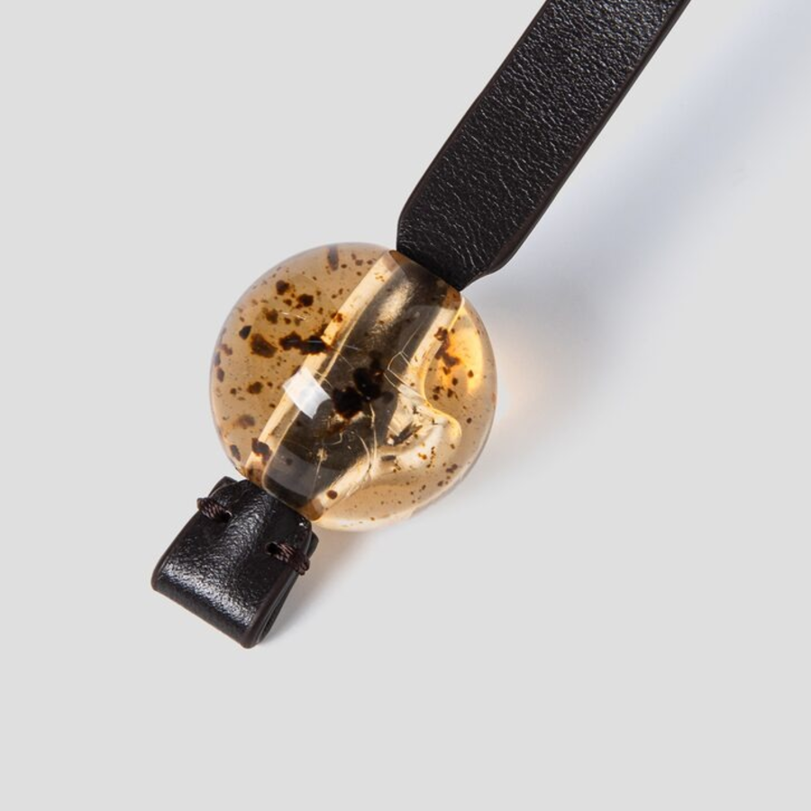 JACQUEMUS Le Bisou Perle -  Brown