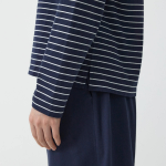 JAJU Smart Cotton Long Sleeve Pajama T-Shirt (Navy) — уют и функциональность на каждый день