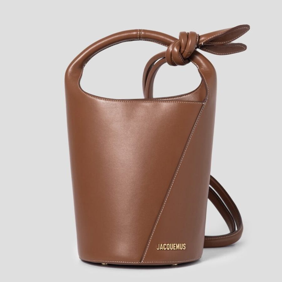 JACQUEMUS Le Petit Tourni -  Brown