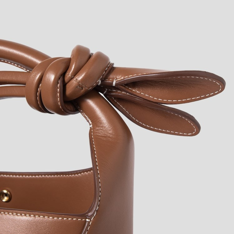 JACQUEMUS Le Petit Tourni -  Brown