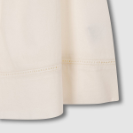 JAJU Eyelet Short Sleeve Pajama Shirt (Ivory) — изящность и комфорт для вашего отдыха