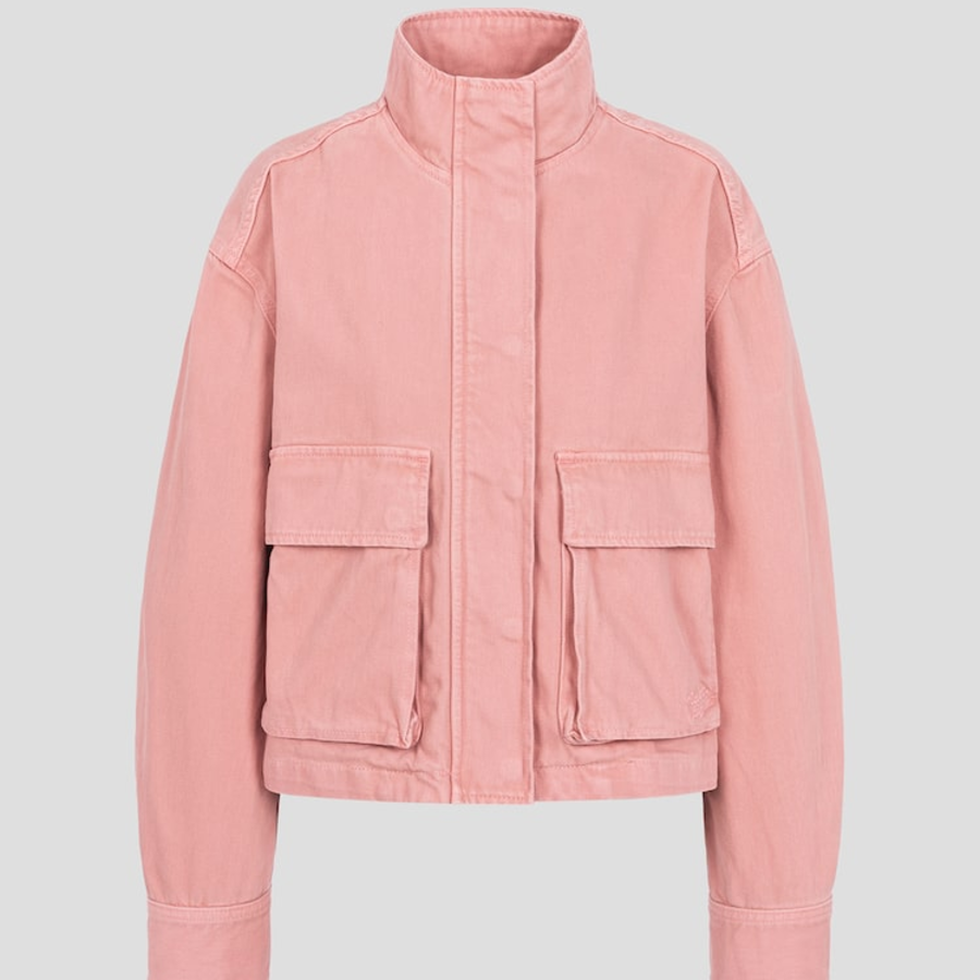 Maison Kitsuné Women Cropped Workwear Jacket