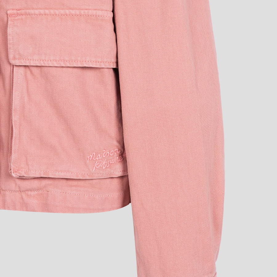 Maison Kitsuné Women Cropped Workwear Jacket