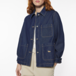 Maison Kitsuné Women Workwear Denim Jacket