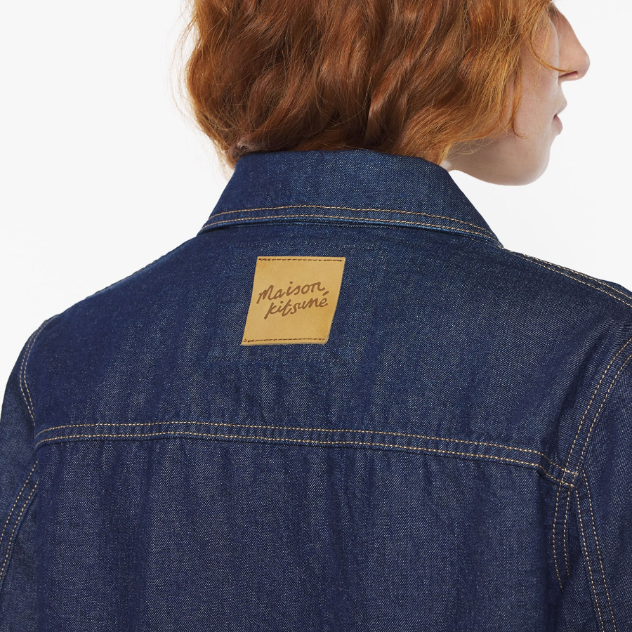 Maison Kitsuné Women Workwear Denim Jacket