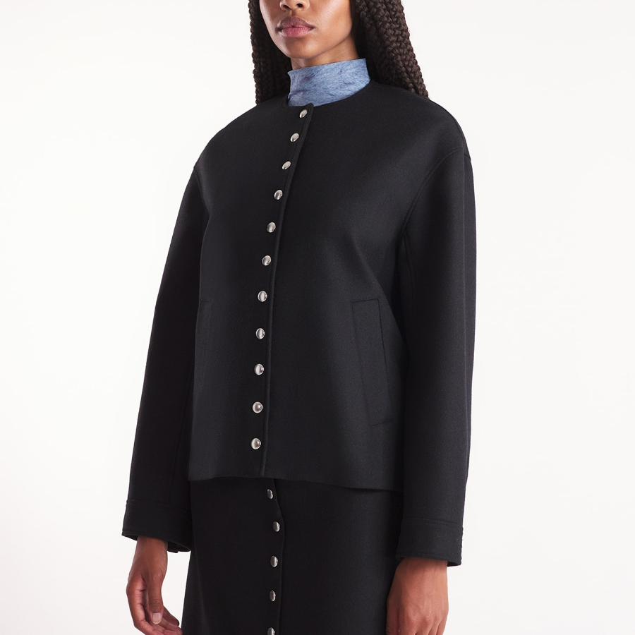Maison Kitsuné Women Boxy Buttoned Jacket