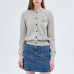 Maison Kitsuné Women Bold Fox Head Patch Regular Cardigan