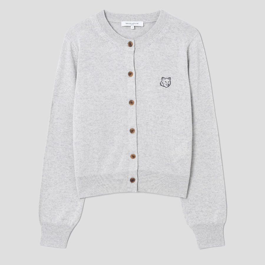 Maison Kitsuné Women Bold Fox Head Patch Regular Cardigan