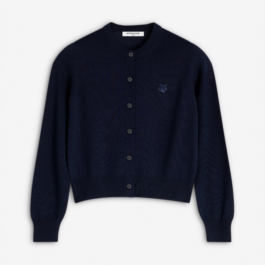 Maison Kitsuné Women Bold Fox Head Patch Regular Cardigan