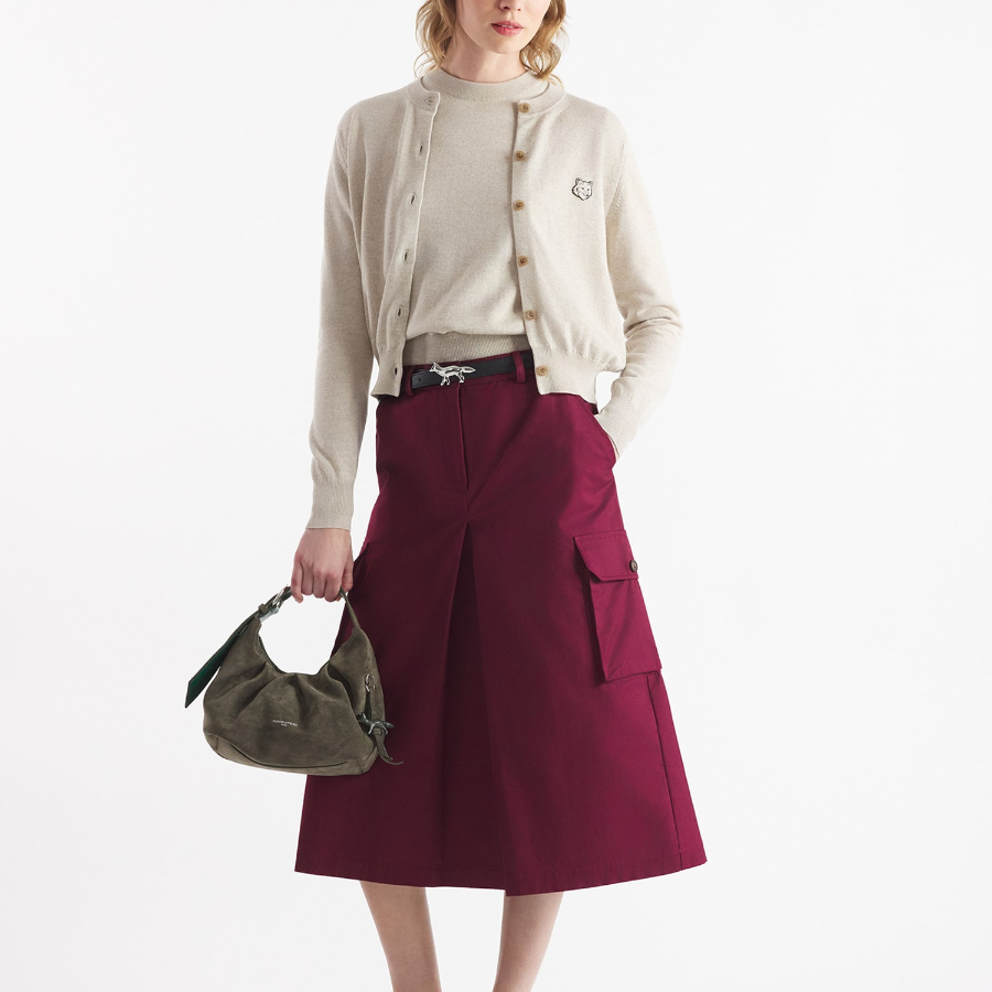 Maison Kitsuné Women Bold Fox Head Patch Regular Cardigan