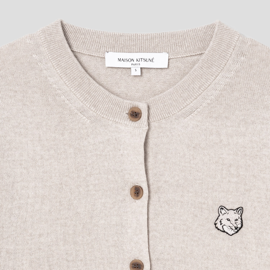 Maison Kitsuné Women Bold Fox Head Patch Regular Cardigan