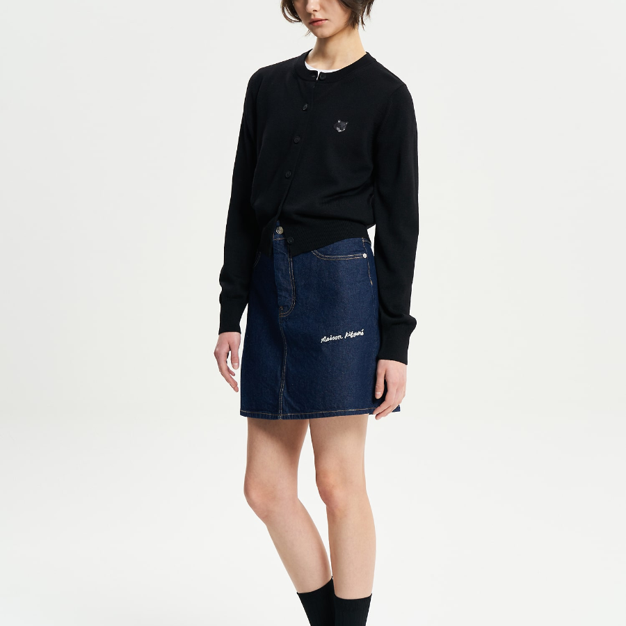 Maison Kitsuné Women Bold Fox Head Patch Regular Cardigan