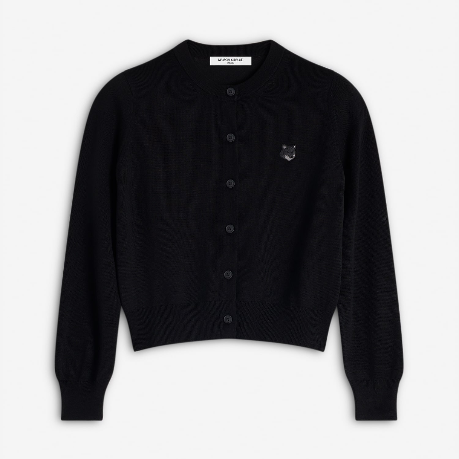 Maison Kitsuné Women Bold Fox Head Patch Regular Cardigan