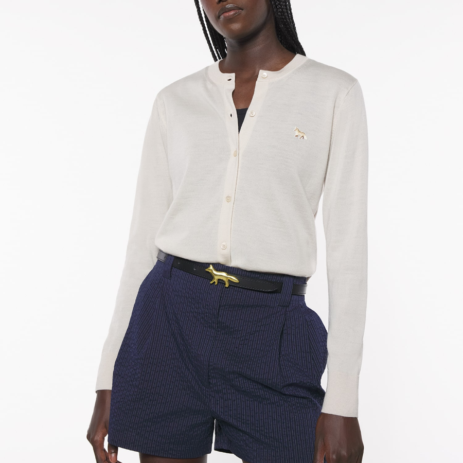 Maison Kitsuné Women Baby Fox Patch Regular Cardigan
