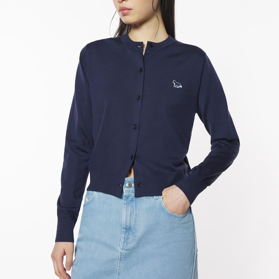 Maison Kitsuné Women Baby Fox Patch Regular Cardigan