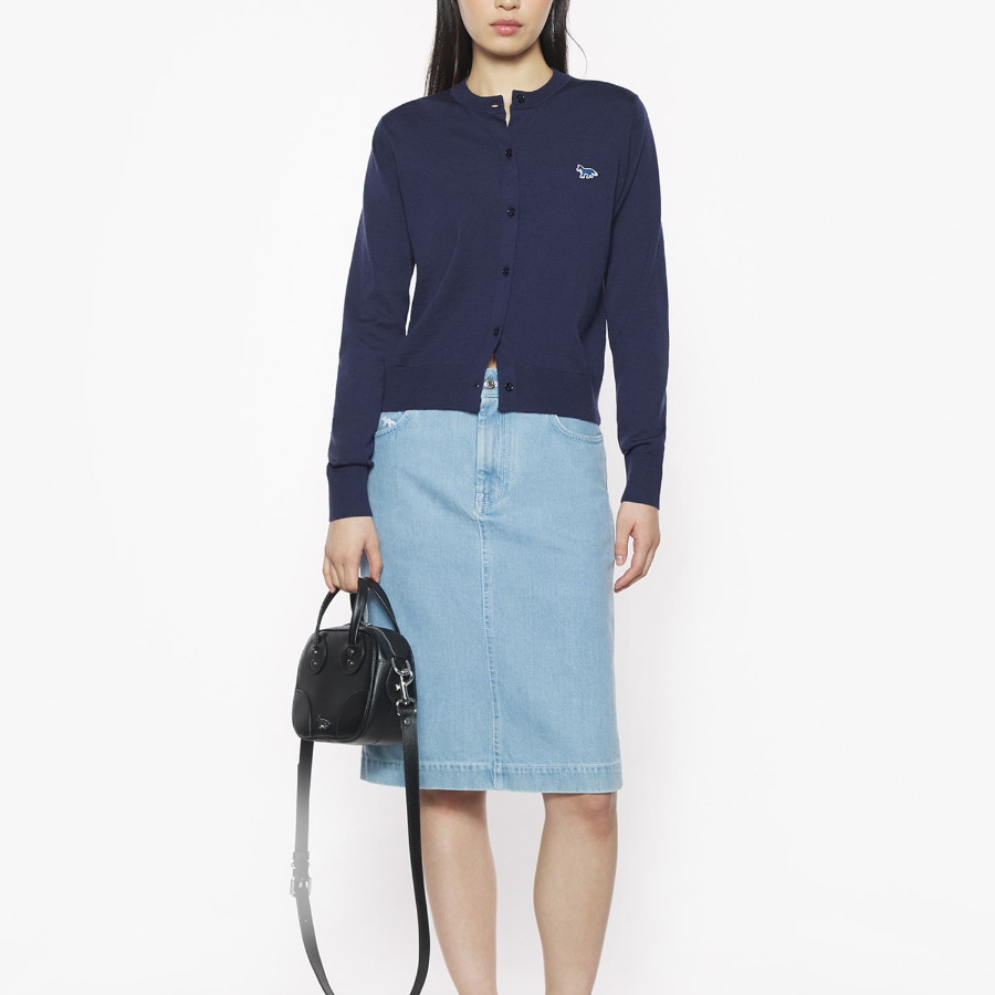 Maison Kitsuné Women Baby Fox Patch Regular Cardigan