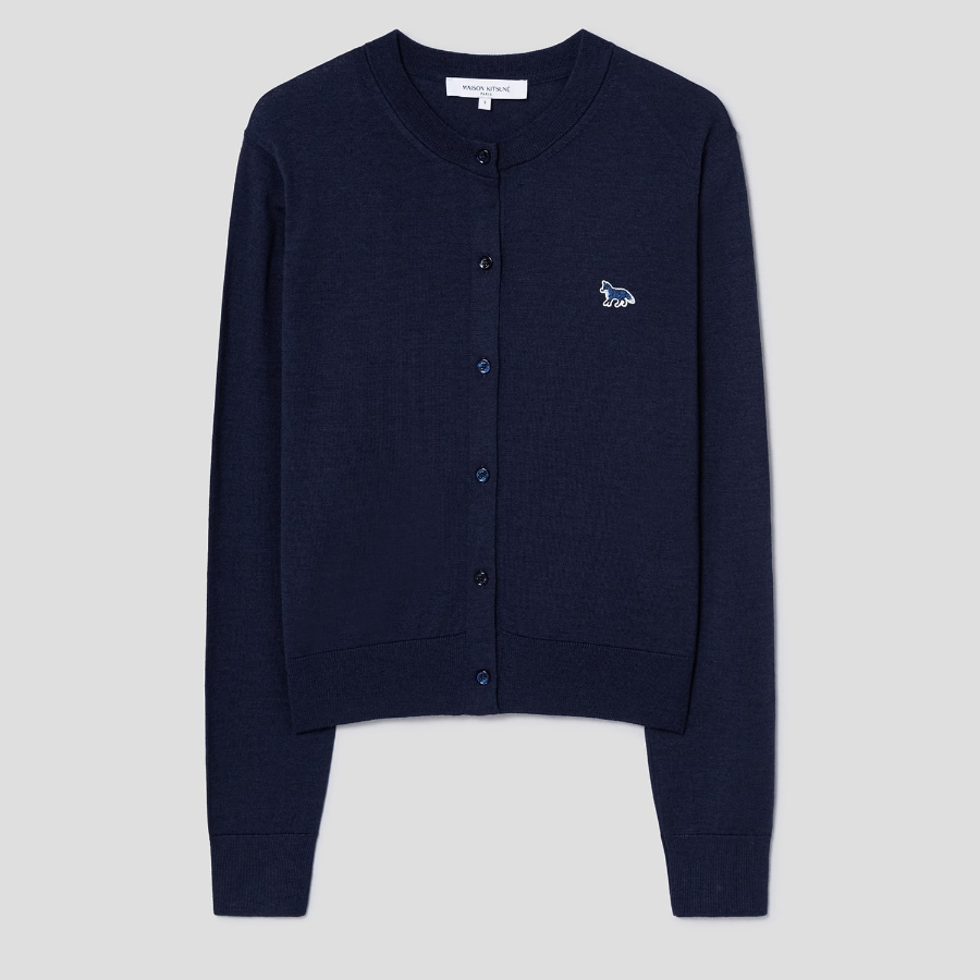 Maison Kitsuné Women Baby Fox Patch Regular Cardigan