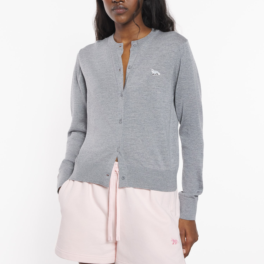 Maison Kitsuné Women Baby Fox Patch Regular Cardigan