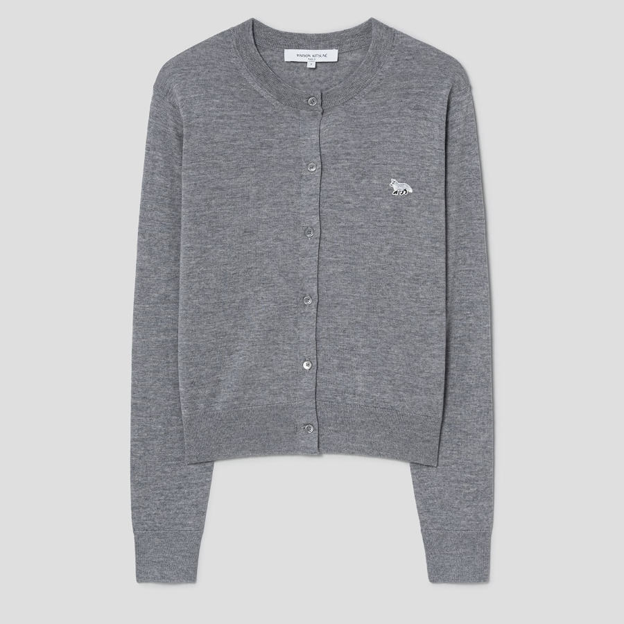 Maison Kitsuné Women Baby Fox Patch Regular Cardigan