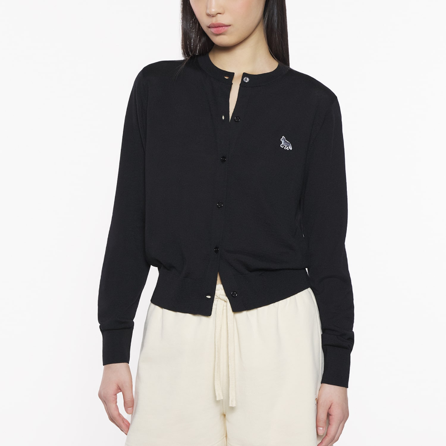 Maison Kitsuné Women Baby Fox Patch Regular Cardigan