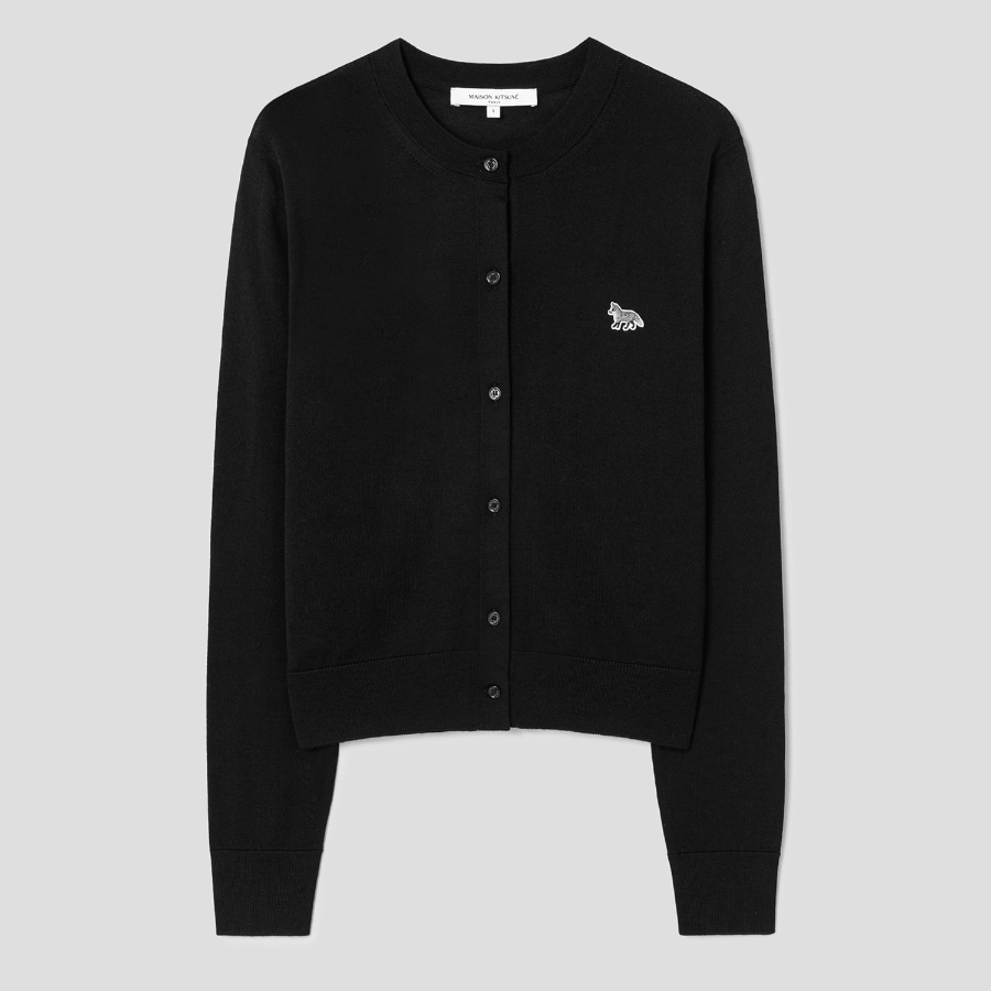 Maison Kitsuné Women Baby Fox Patch Regular Cardigan