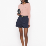 Maison Kitsuné Women Handwriting Label Ribbed Cardigan