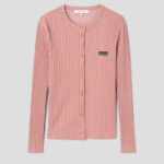 Maison Kitsuné Women Handwriting Label Ribbed Cardigan