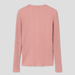 Maison Kitsuné Women Handwriting Label Ribbed Cardigan