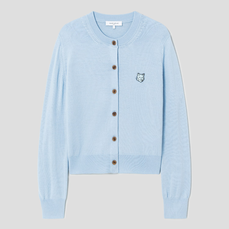 Maison Kitsuné Women Bold Fox Head Patch Regular Cardigan