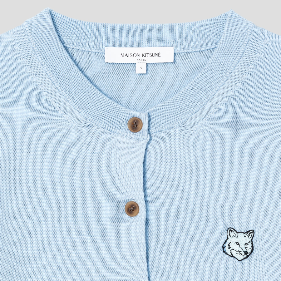 Maison Kitsuné Women Bold Fox Head Patch Regular Cardigan