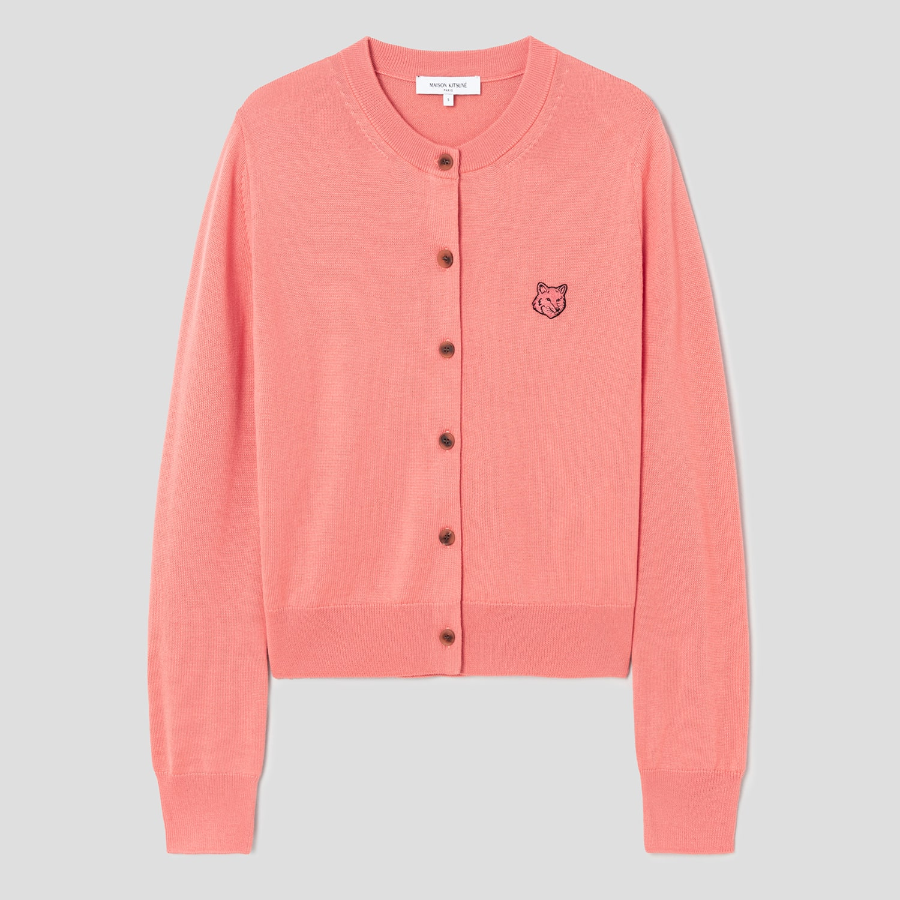 Maison Kitsuné Women Bold Fox Head Patch Regular Cardigan