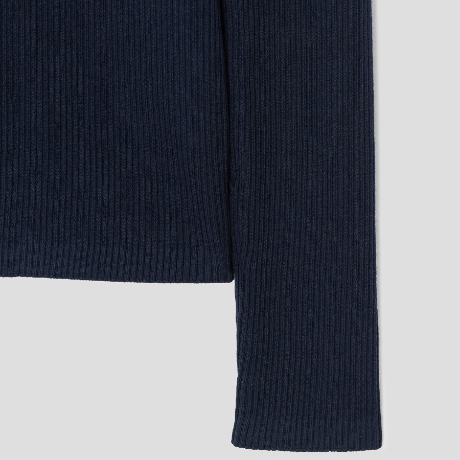 Maison Kitsuné Women Baby Fox Patch Fine Ribbed Cardigan