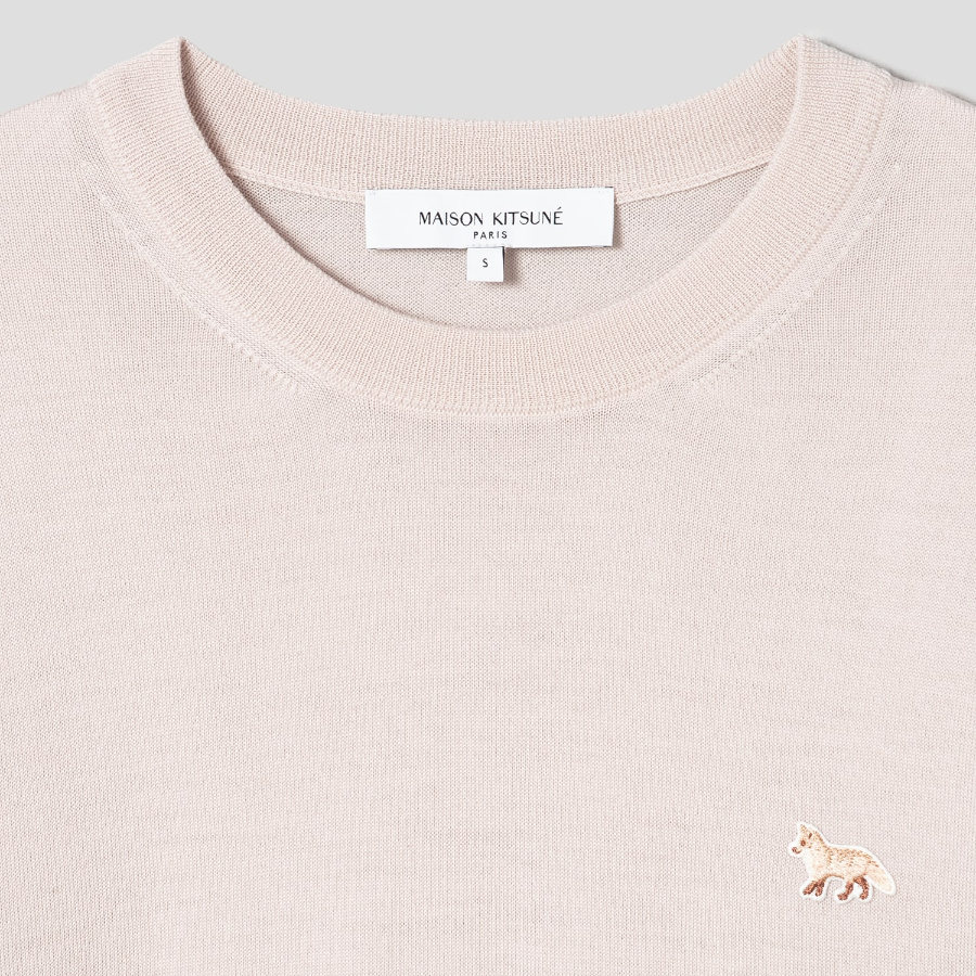 Maison Kitsuné Women Baby Fox Patch Regular Jumper