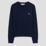 Maison Kitsuné Women Baby Fox Patch Regular Jumper