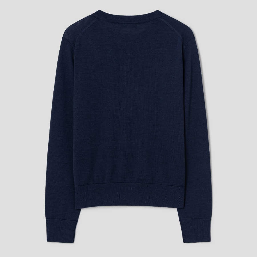 Maison Kitsuné Women Baby Fox Patch Regular Jumper