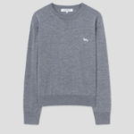 Maison Kitsuné Women Baby Fox Patch Regular Jumper