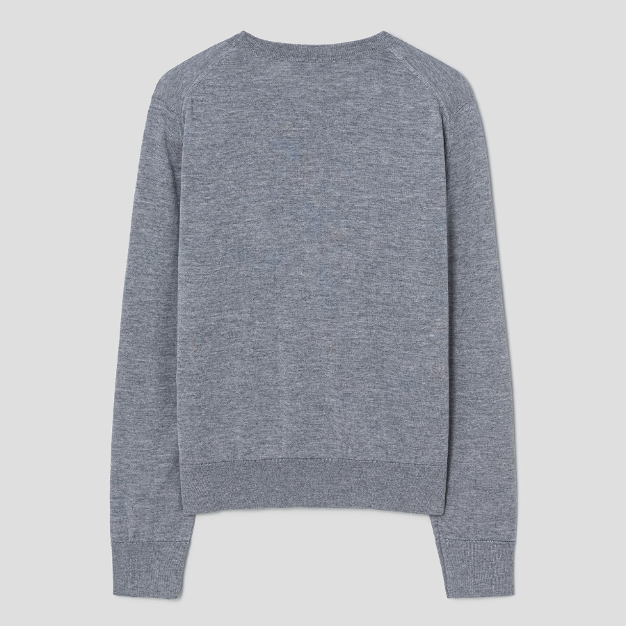 Maison Kitsuné Women Baby Fox Patch Regular Jumper