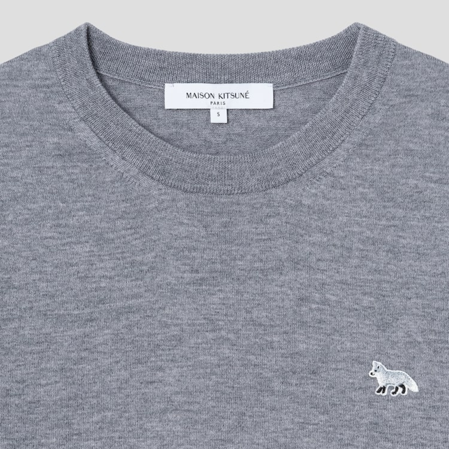 Maison Kitsuné Women Baby Fox Patch Regular Jumper