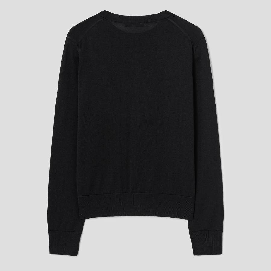 Maison Kitsuné Women Baby Fox Patch Regular Jumper