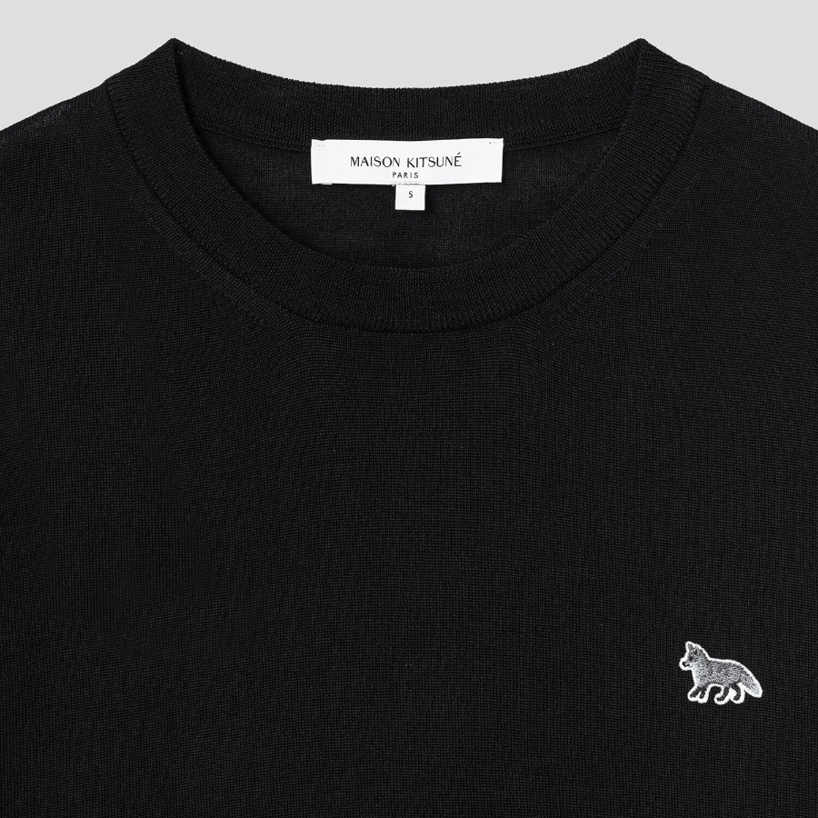 Maison Kitsuné Women Baby Fox Patch Regular Jumper