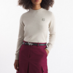 Maison Kitsuné Women Fox Head Patch Regular Jumper