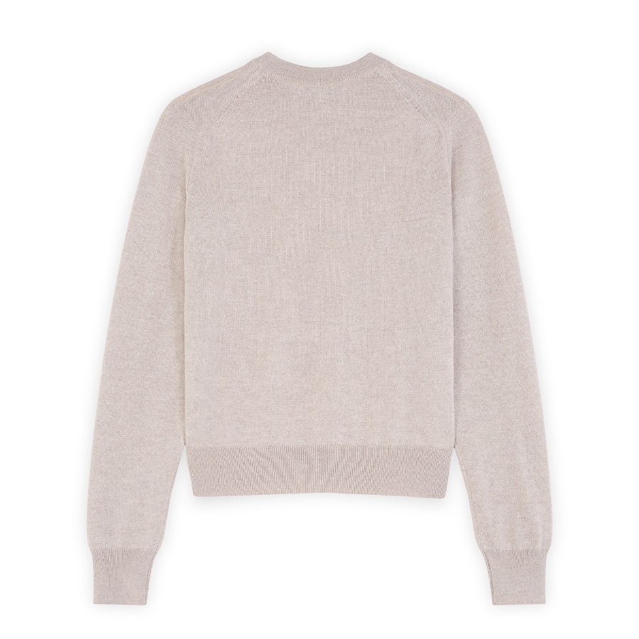 Maison Kitsuné Women Fox Head Patch Regular Jumper