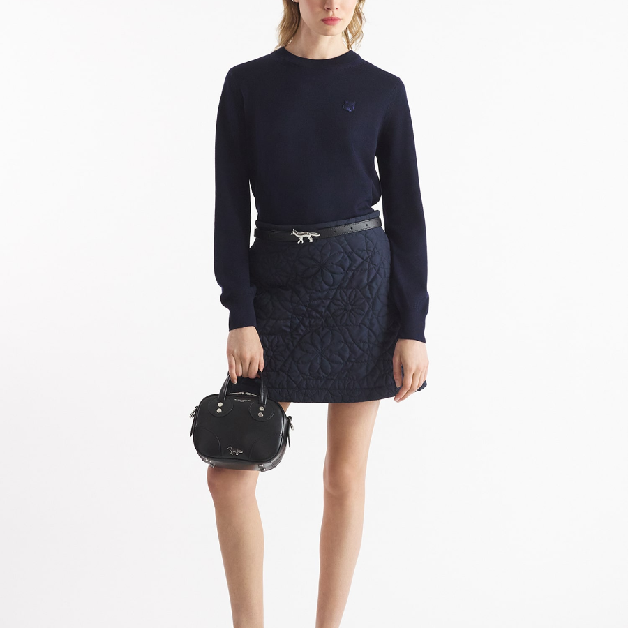 Maison Kitsuné Women Fox Head Patch Regular Jumper