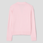 Maison Kitsune Women Bold Fox Head Embroidered Cropped Cardigan