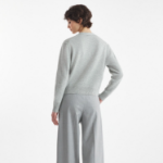 Maison Kitsune Women Bold Fox Head Embroidered Cropped Cardigan