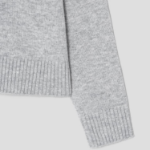 Maison Kitsune Women Bold Fox Head Embroidered Cropped Cardigan