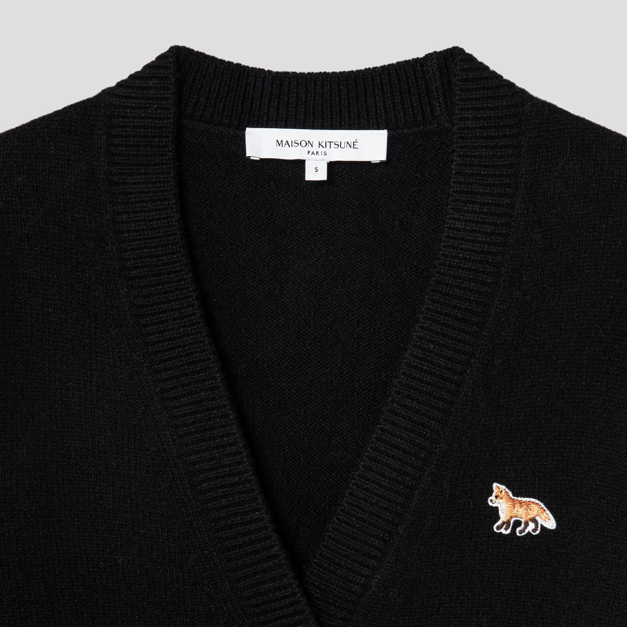 Maison Kitsune Women Baby Fox Patch Boxy Cardigan