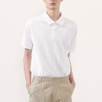 Basic Piqué Polo Shirt [White]