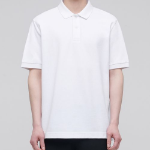 Basic Piqué Polo Shirt [White]