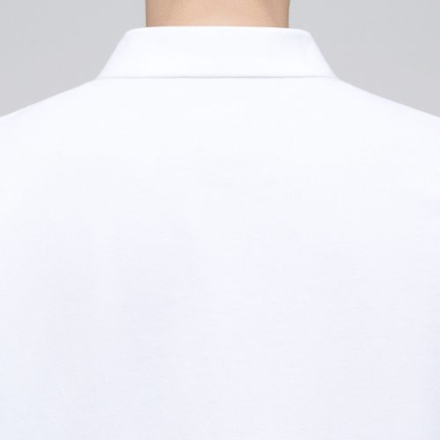 Basic Piqué Polo Shirt [White]